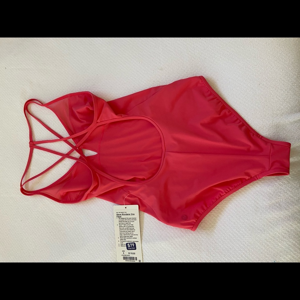 Lululemon Wave Wonderer one piece 6 NWT